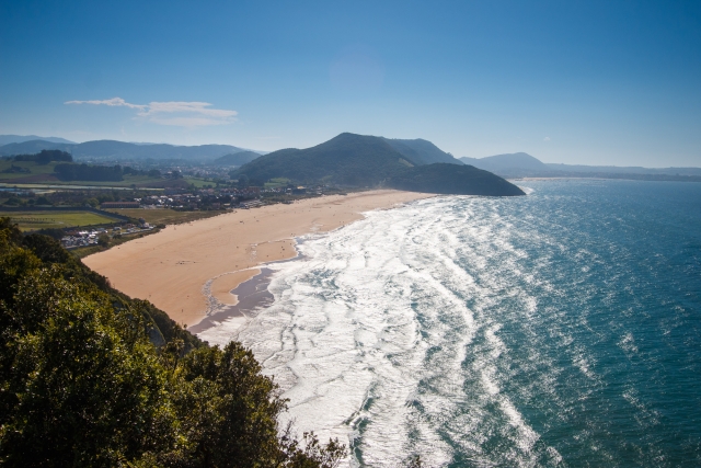 Playa Berria desde  M Buciero