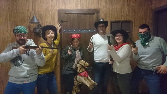 La familia ha escapado de la celda