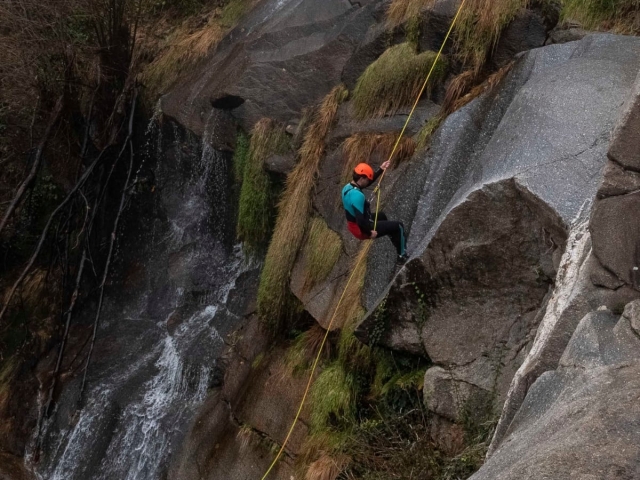  Rappelling in the ravine 