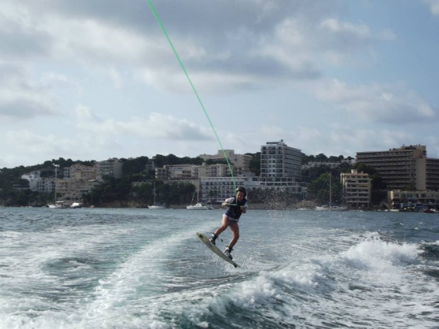  Controle sobre o wakeboard 
