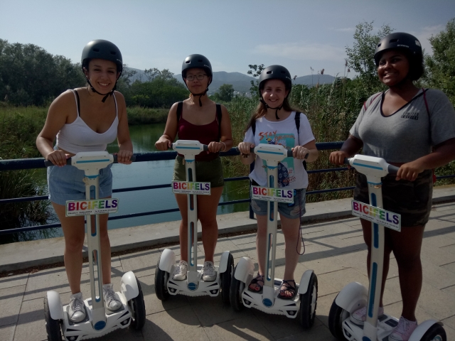  Con gli amici sul segway 