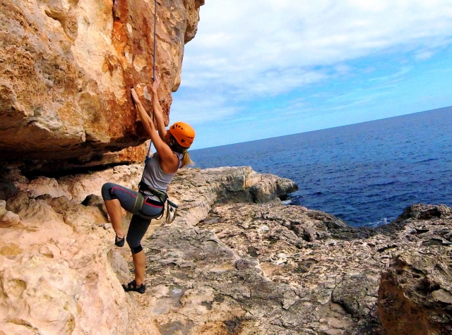Escalada en roca en la isla de Mallorca