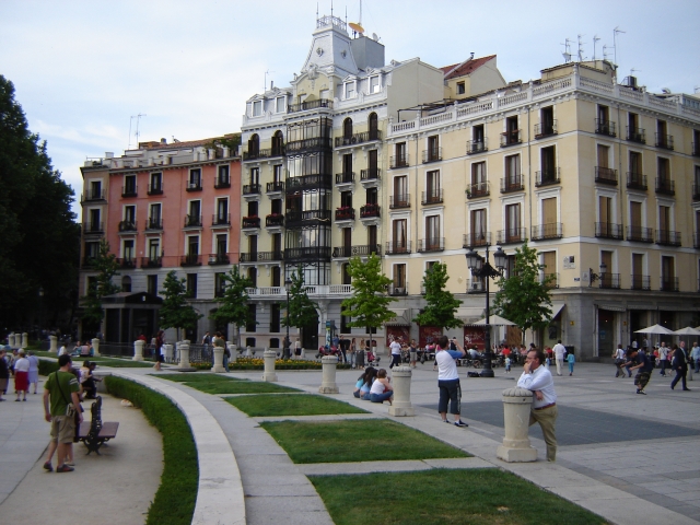 Plaza de Oriente frente al Palacio