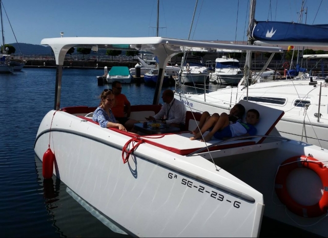 Paseo con los peques en barco