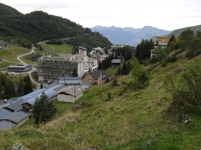  Pyrenean village during hiking route 