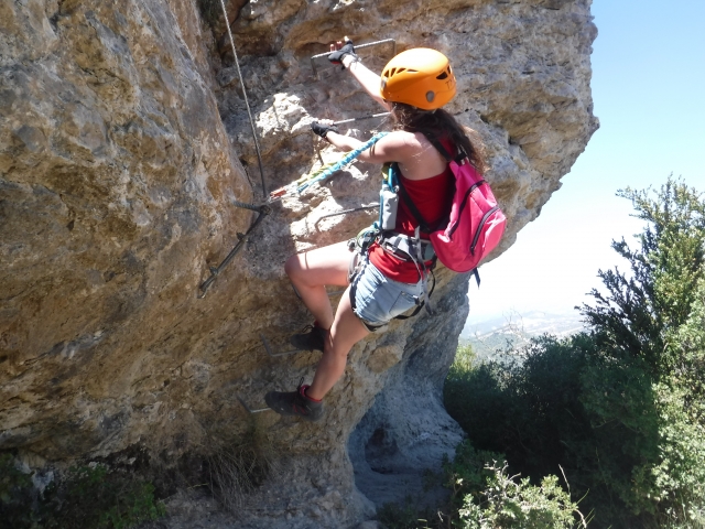  Climbing the rock 
