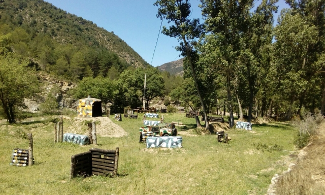 Campo natural de paintball