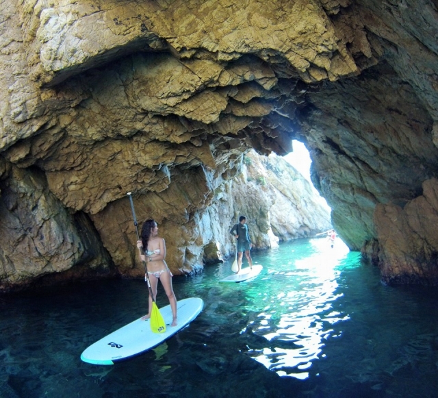 Entre las cuevas de Palamós