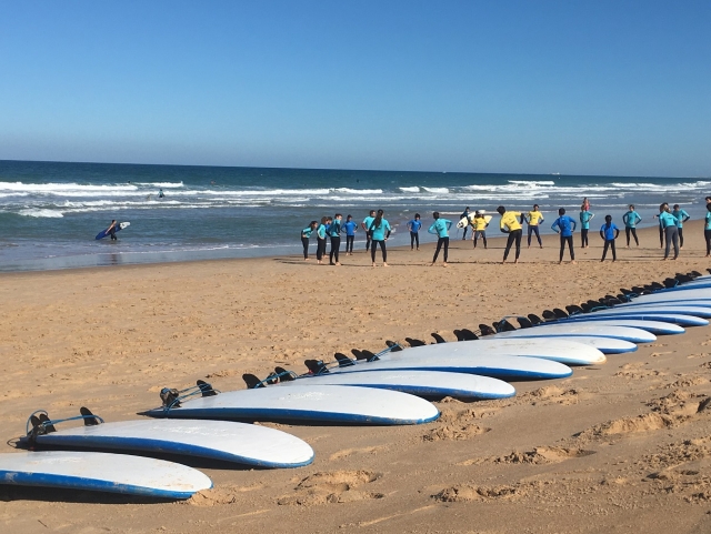  Exercices en cercle dans le sable 