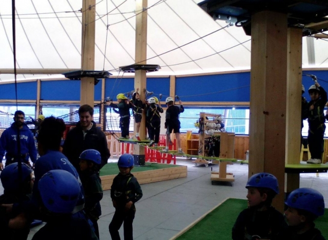  Children following the high-altitude circuits 