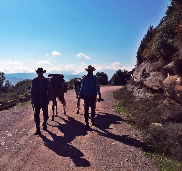 Pbaños a caballo en Can Vilagut
