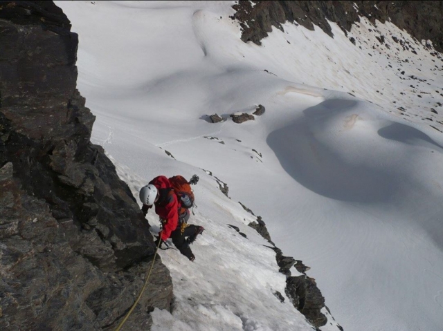  Beginning the vertical ascent 