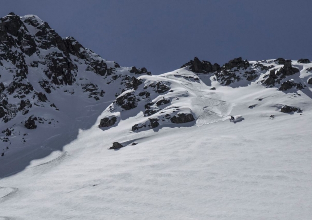 Descenso de esqui freeride