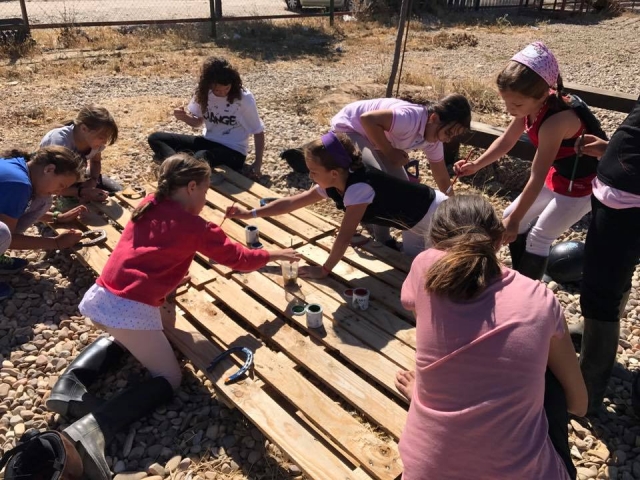  Painting at the horse camp
