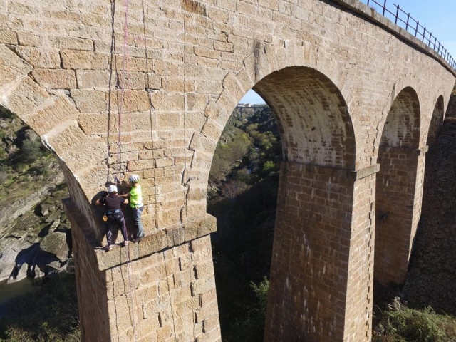  descente en rappel 
