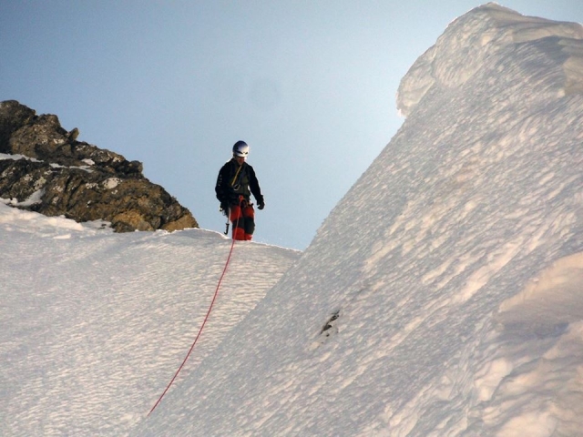 escalade jusqu'au sommet