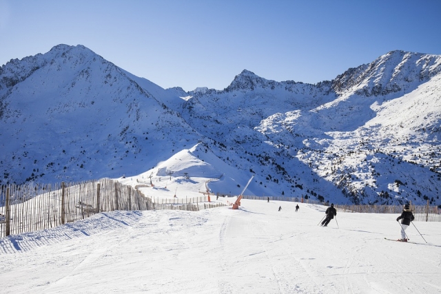 Disfrutando de la nieve