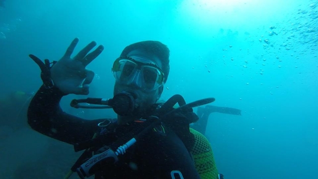 buceando