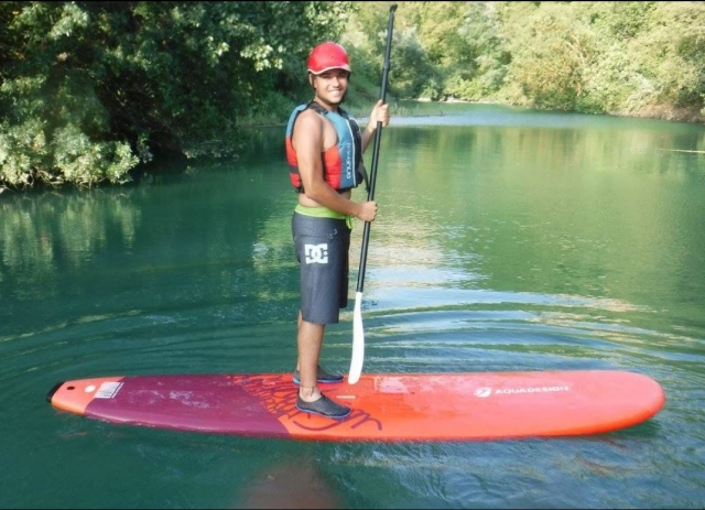 In piedi sul sup 