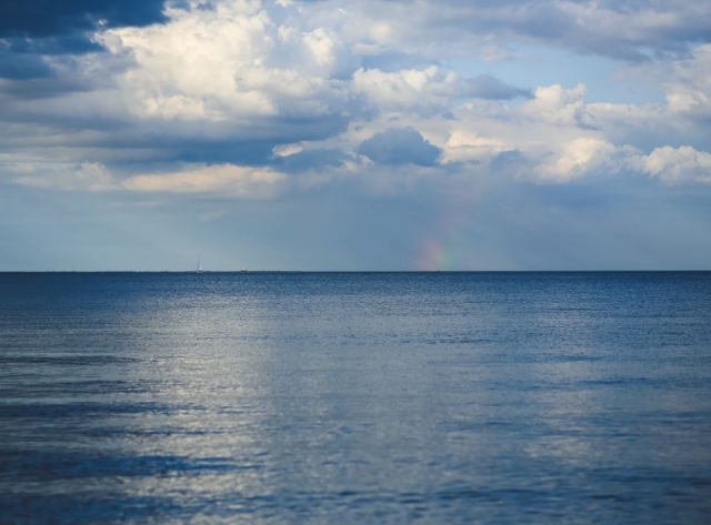  The sea on a calm day