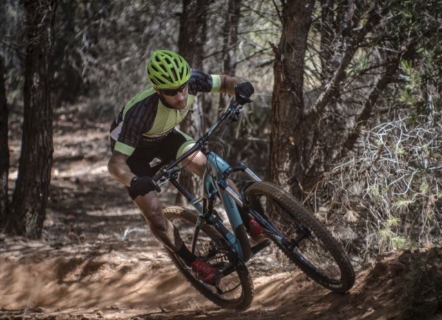 Ruta ciclista por el bosque