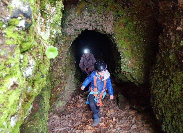  Family visit to the cave