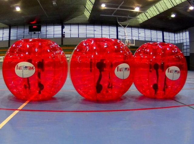 Burbujas de plastico rojas