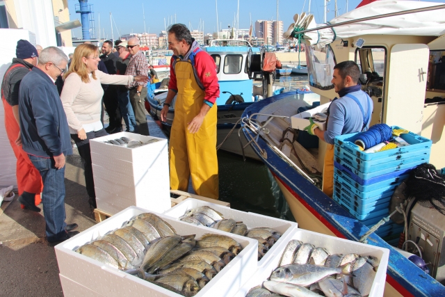 Pescadores del puerto