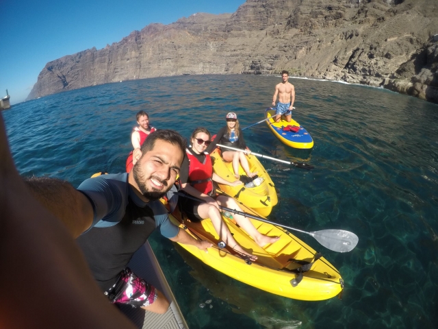 Travesia en kayak en Tenerife