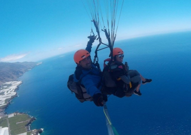 Parapente tandem desde la Palma