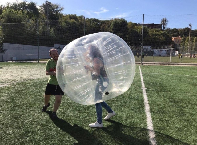Empujando la burbuja