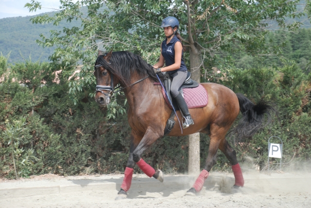 Alumna del campamento.