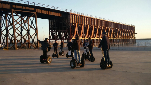 Visitando Roquetas de Mar en segway