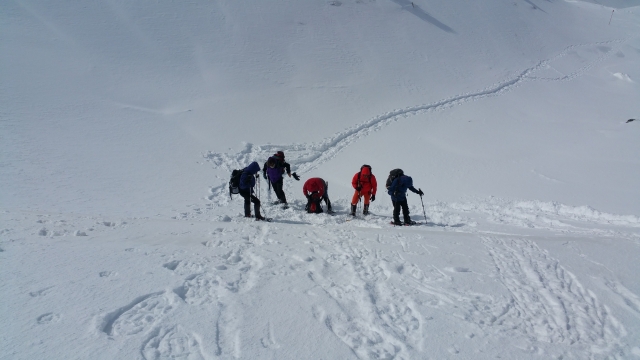 Expedicion con raquetas de nieve