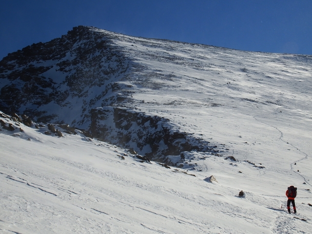 Ascendiendo con raquetas