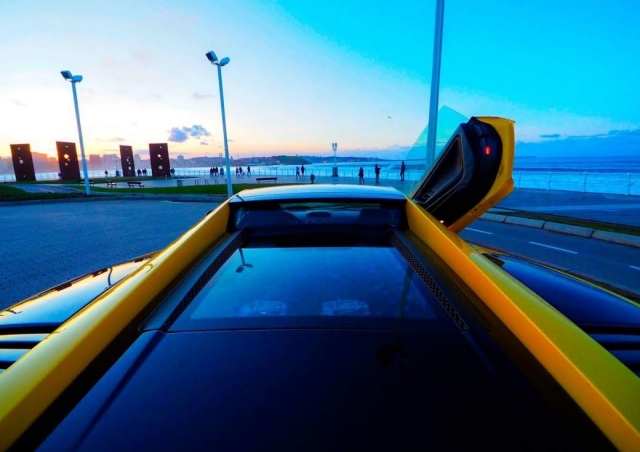  Lamborghini dans le port de Gijon 
