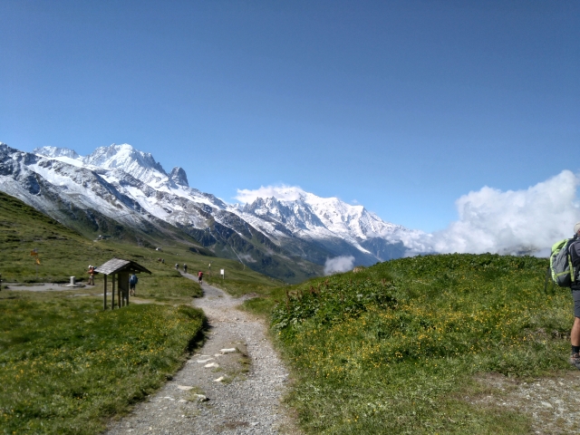 Trails in the mountains 