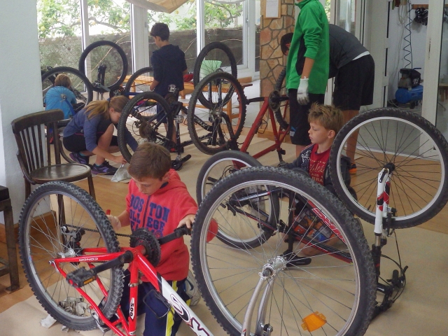  Laboratorio di bici a Portocolom 