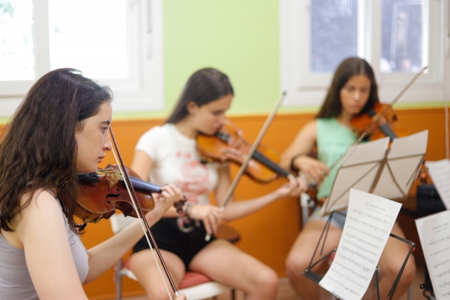 Alumnas de violín