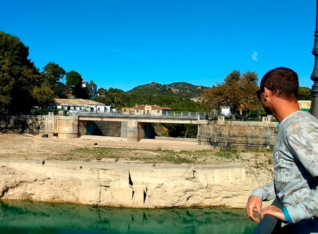 Visitando el pantano en Malaga