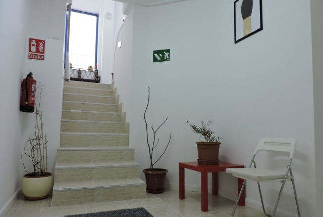 Access to the Arturo Soria classrooms 