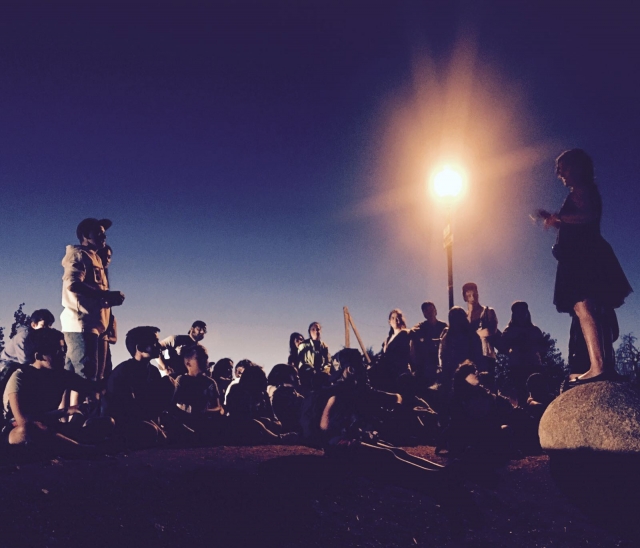 Velada en campamento musical extremadura