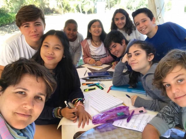 Alumnos campamento musical Aljucen
