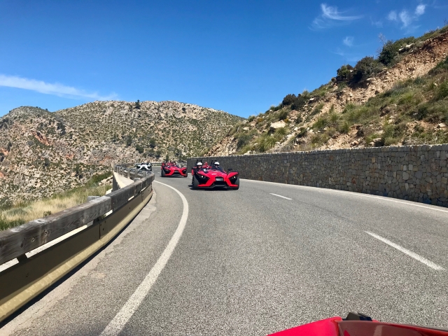 Tour Estellencs en formula car