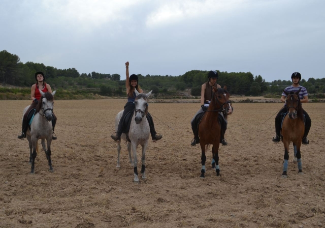  Groupe à l'hippodrome de Tarragone 
