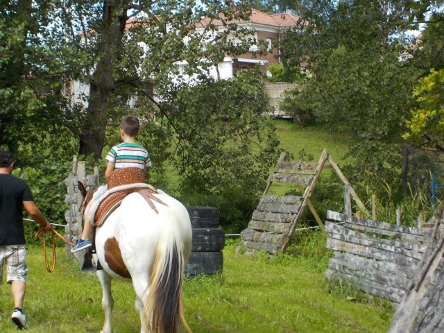  Children's horse ride in Viveda 