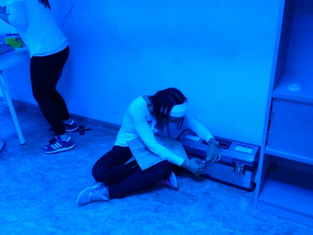  Solving the test inside from the room 