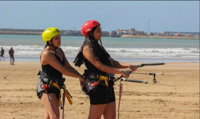  Aula de Kitesurf em terra 