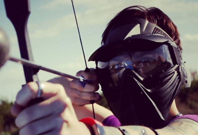  Maske Bogenschießen-Kampf