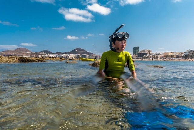  Snorkeling à partir d'un kayak à Las Palmas 